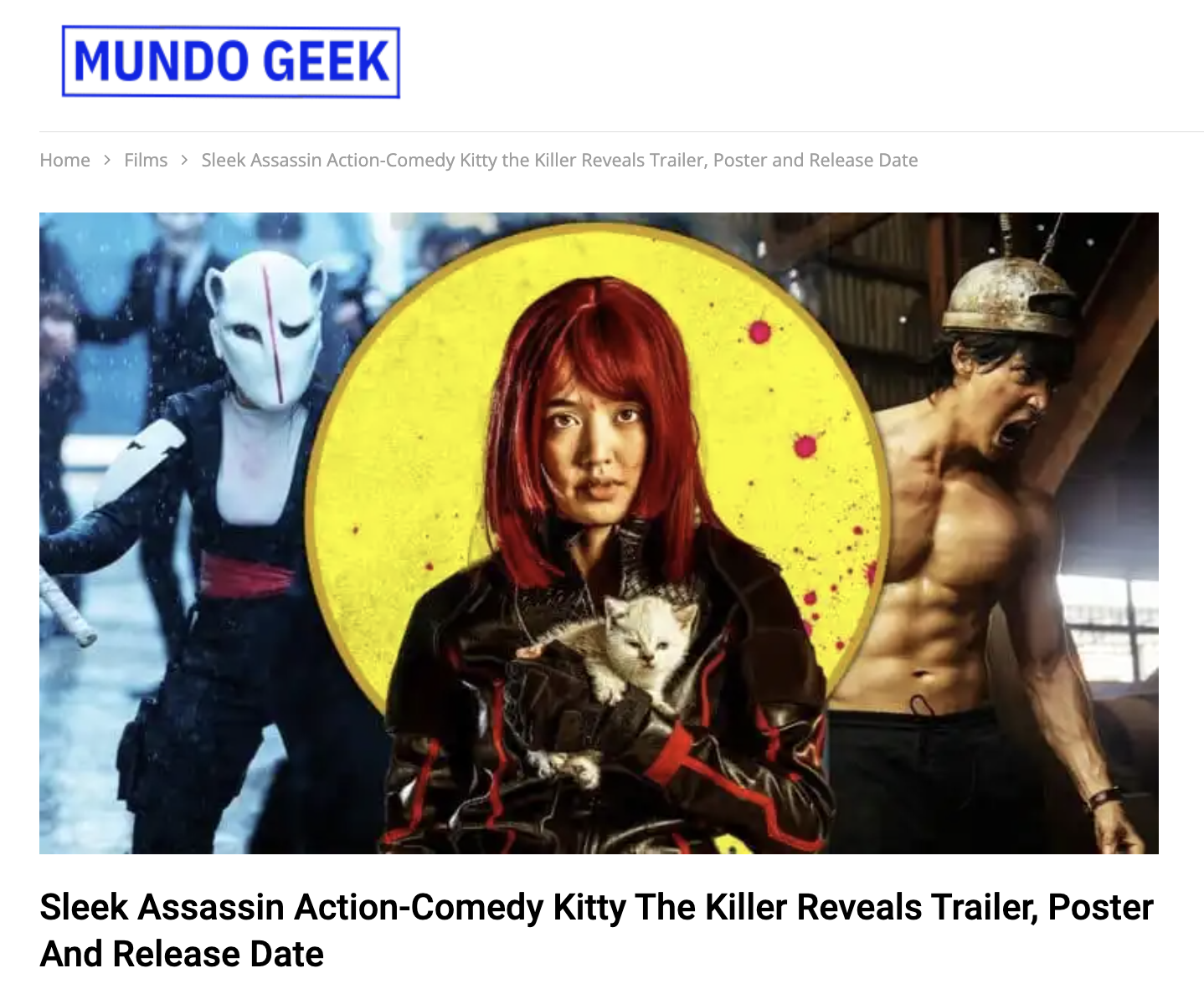 Sleek Assassin Action-Comedy Kitty The Killer Reveals Trailer, Poster And Release Date